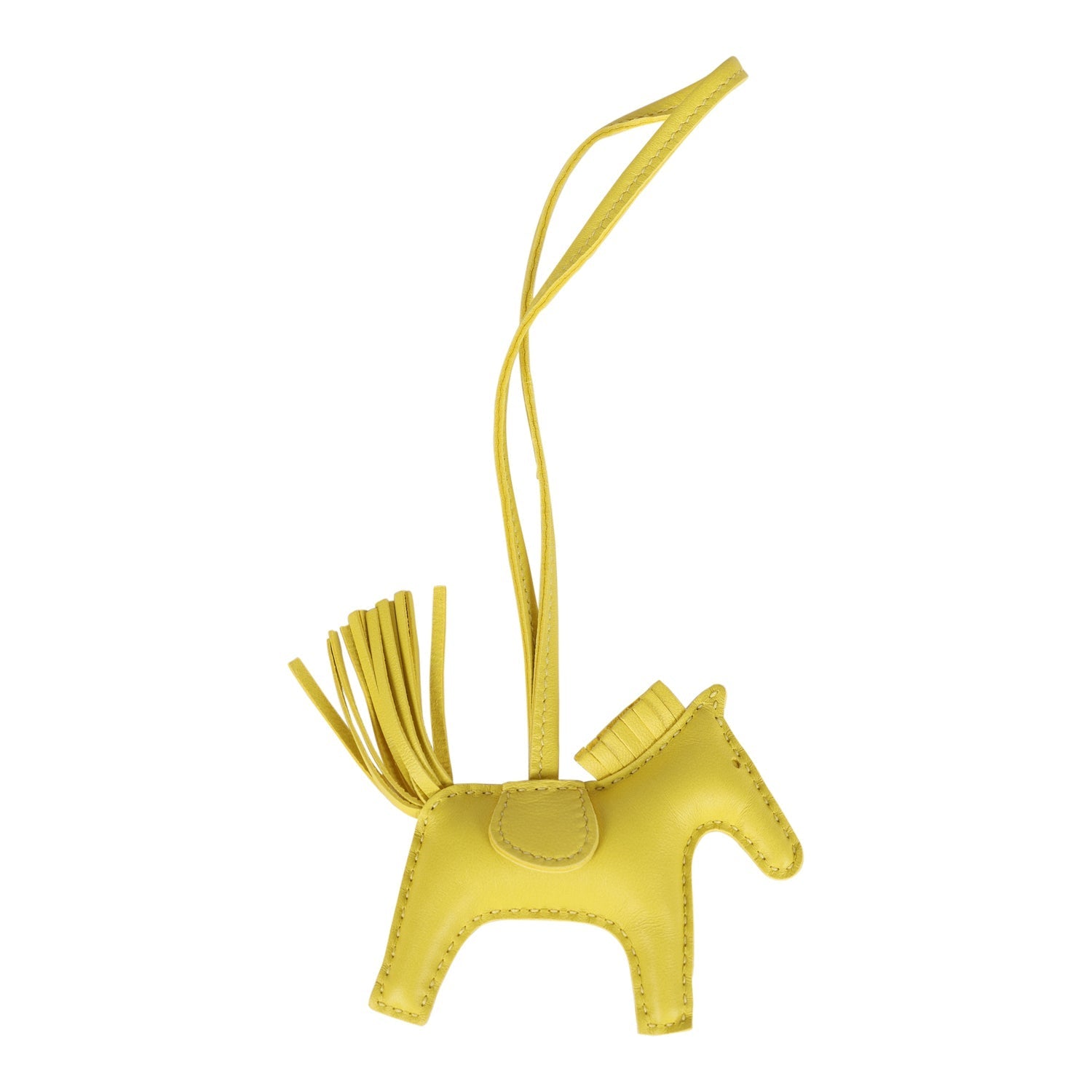 Hermes Lime Grigri Horse Rodeo Bag Charm PM
