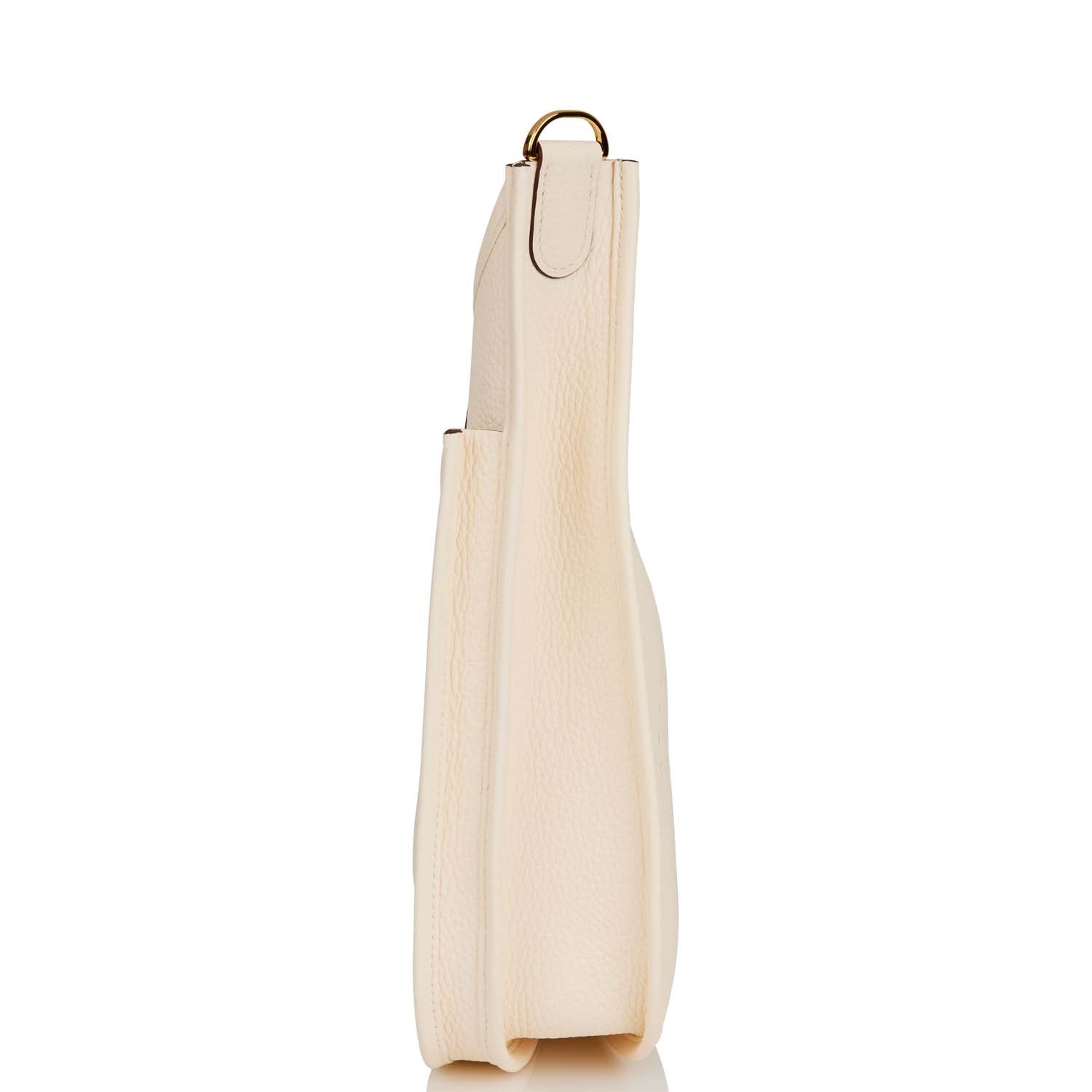 Hermes Evelyne III PM Nata Clemence Gold Hardware