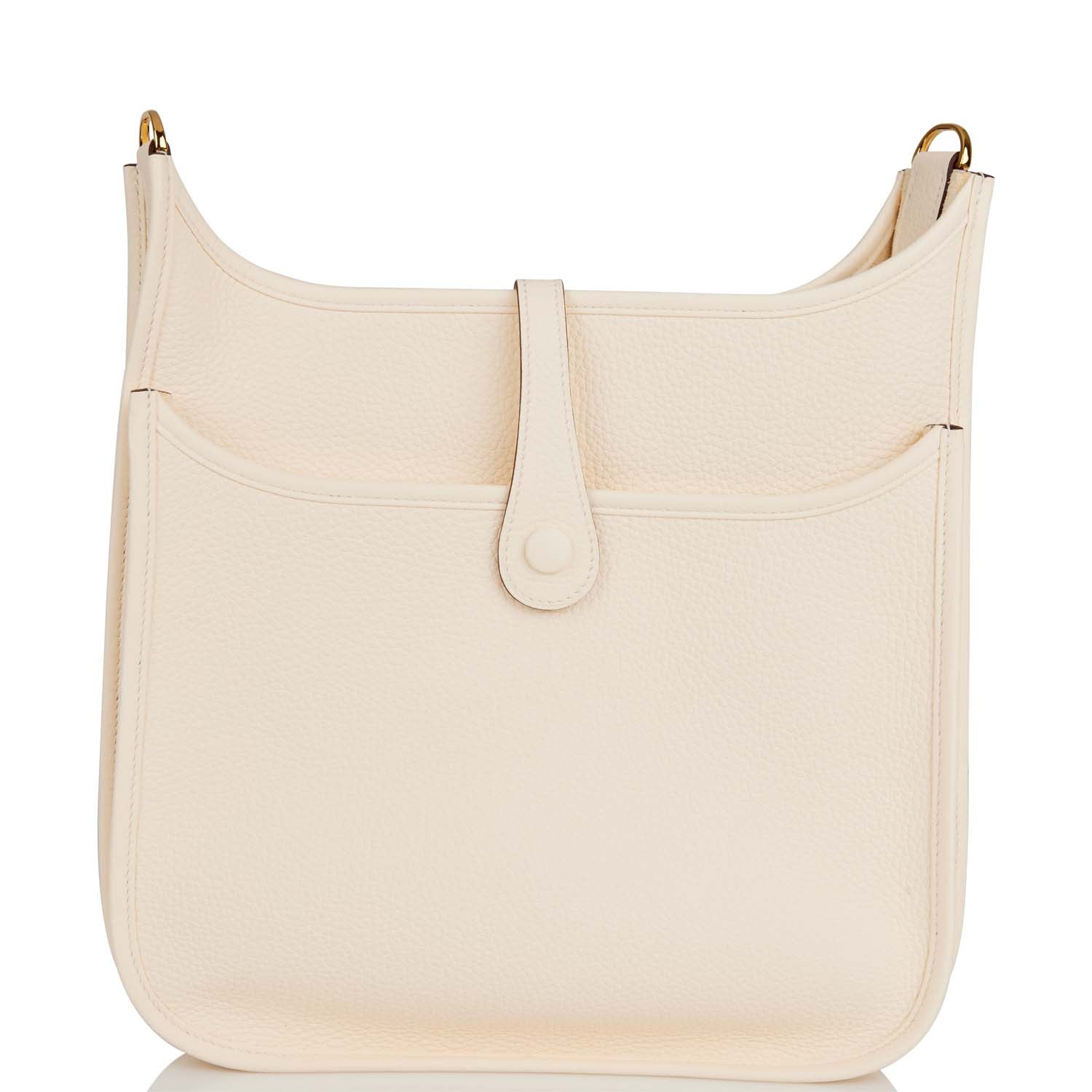 Hermes Evelyne III PM Nata Clemence Gold Hardware