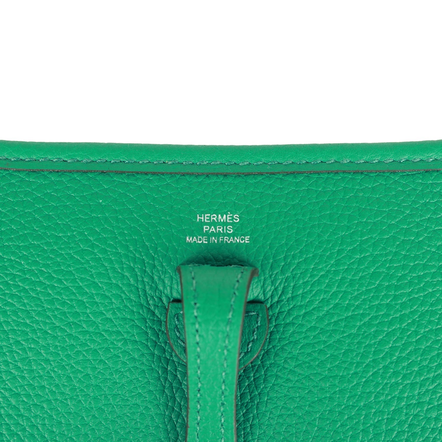 Hermes Evelyne TPM Vert Jade Maurice Palladium Hardware