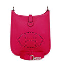Hermes Evelyne TPM Rose Mexico Clemence Palladium Hardware