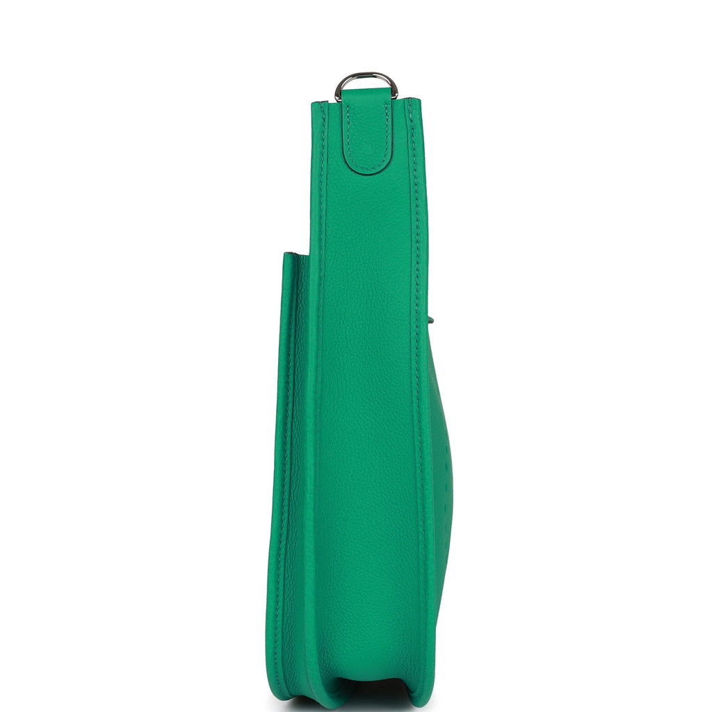 Hermes Evelyne III PM Vert Jade Clemence Palladium Hardware