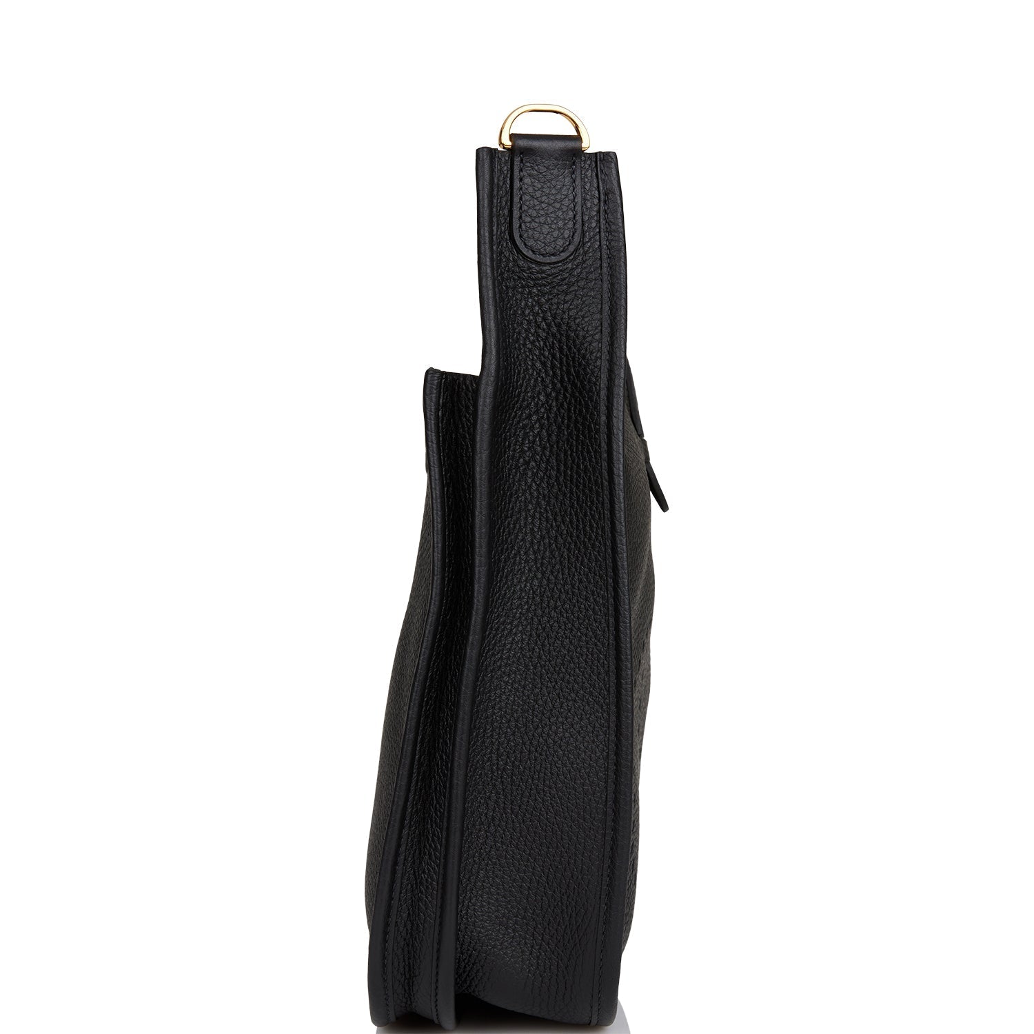 Hermes Evelyne III PM Black Clemence Gold Hardware