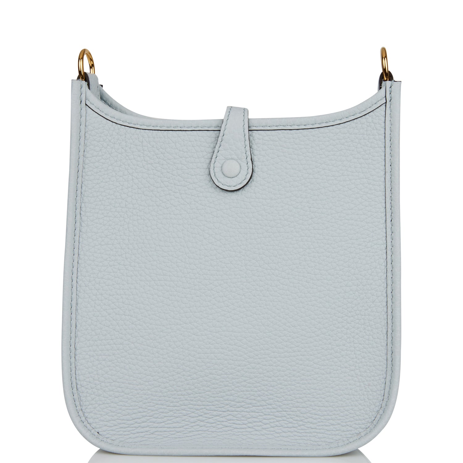 Hermes Evelyne TPM Bleu Pale Clemence Gold Hardware