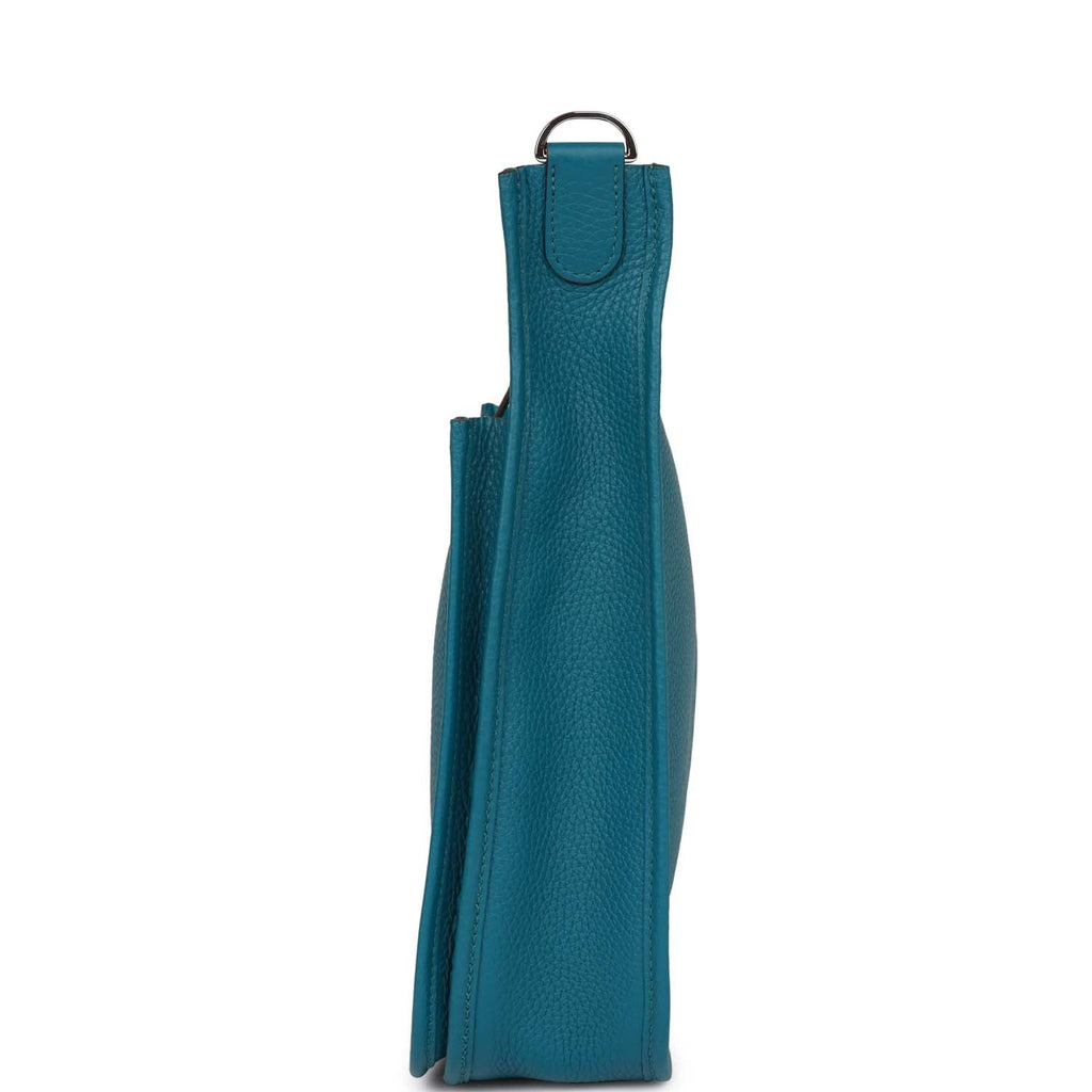 Hermes Evelyne III PM Vert Bosphore Clemence Palladium Hardware