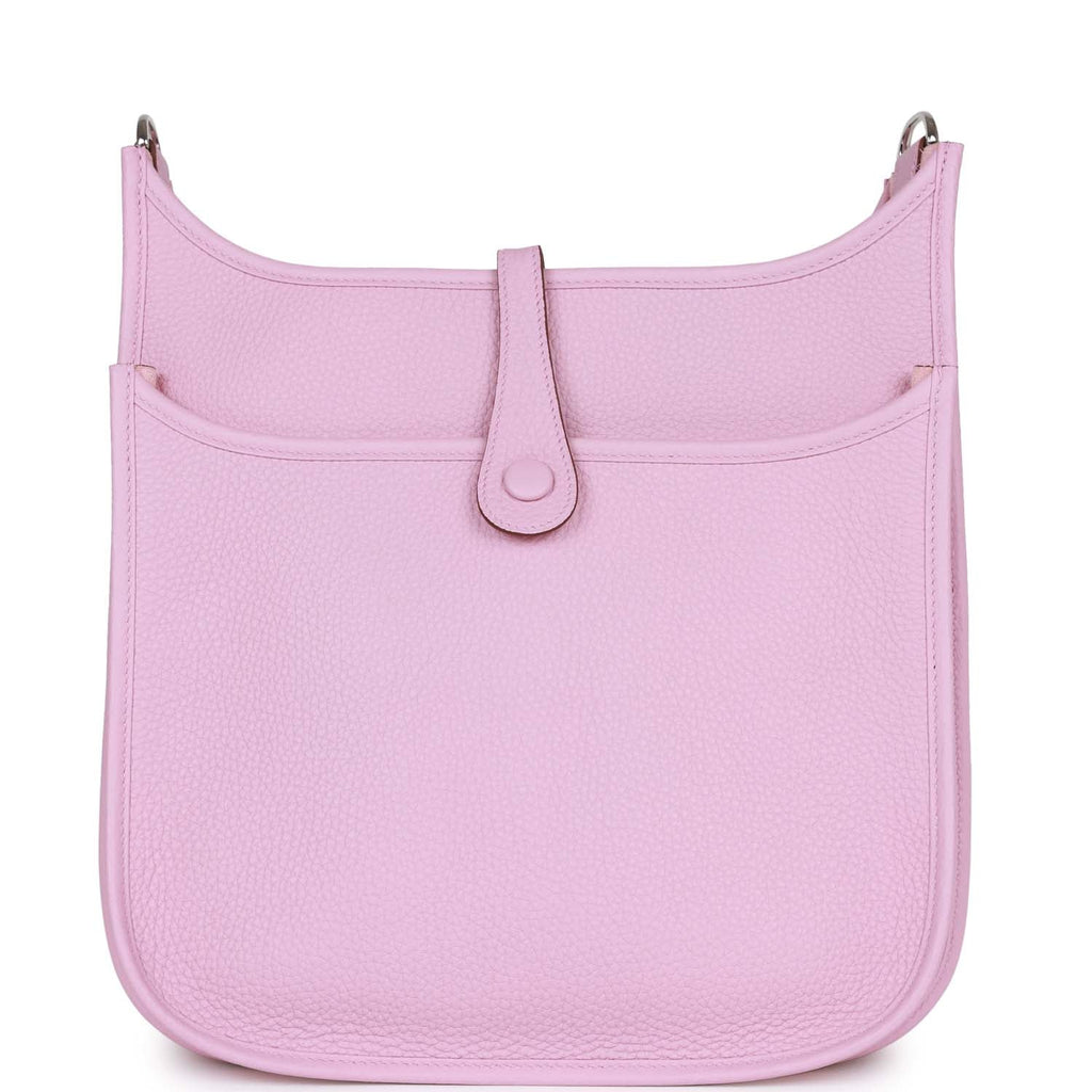 Hermes Evelyne III PM Mauve Sylvestre Clemence Palladium Hardware
