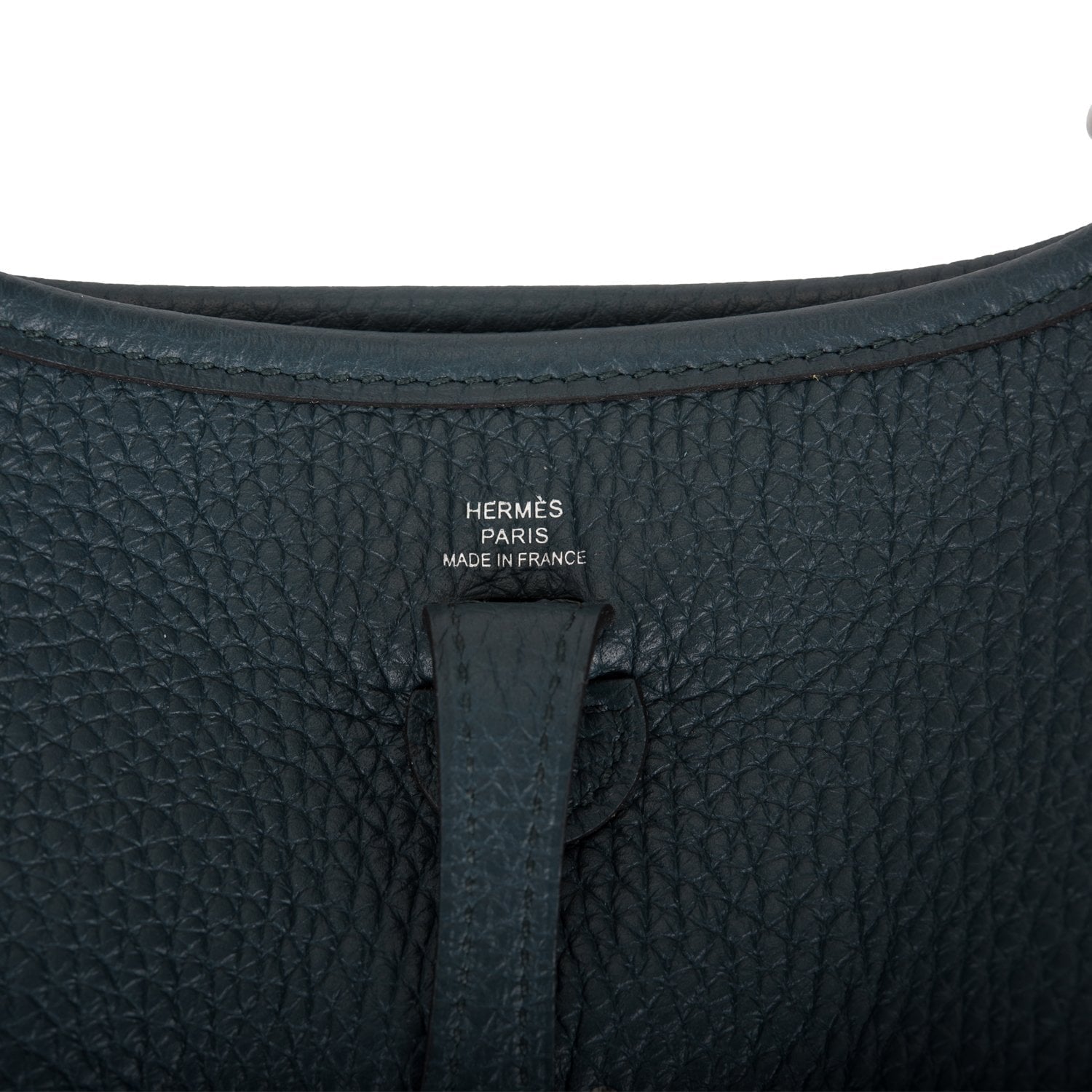 Hermes Evelyne TPM Vert Cypress Clemence Palladium Hardware