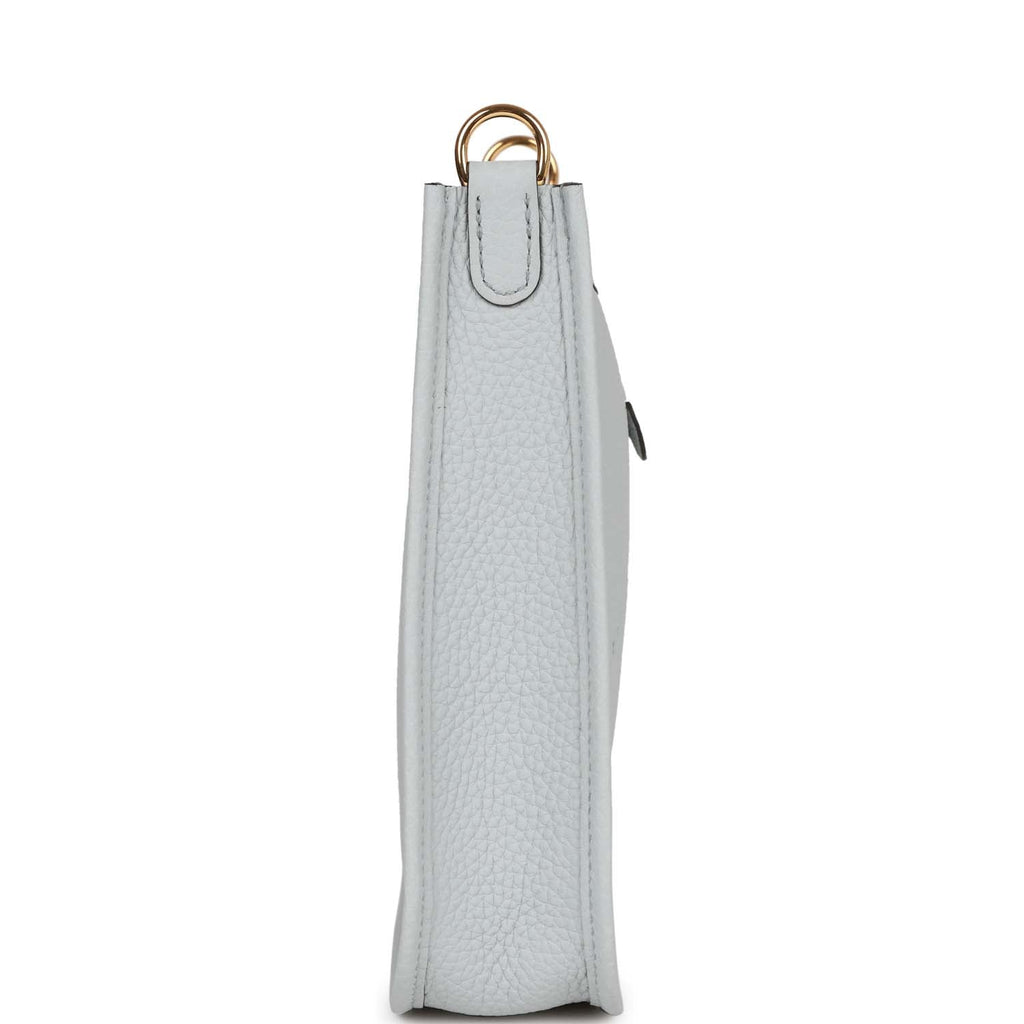 Hermes Evelyne TPM Bleu Pale Clemence Gold Hardware