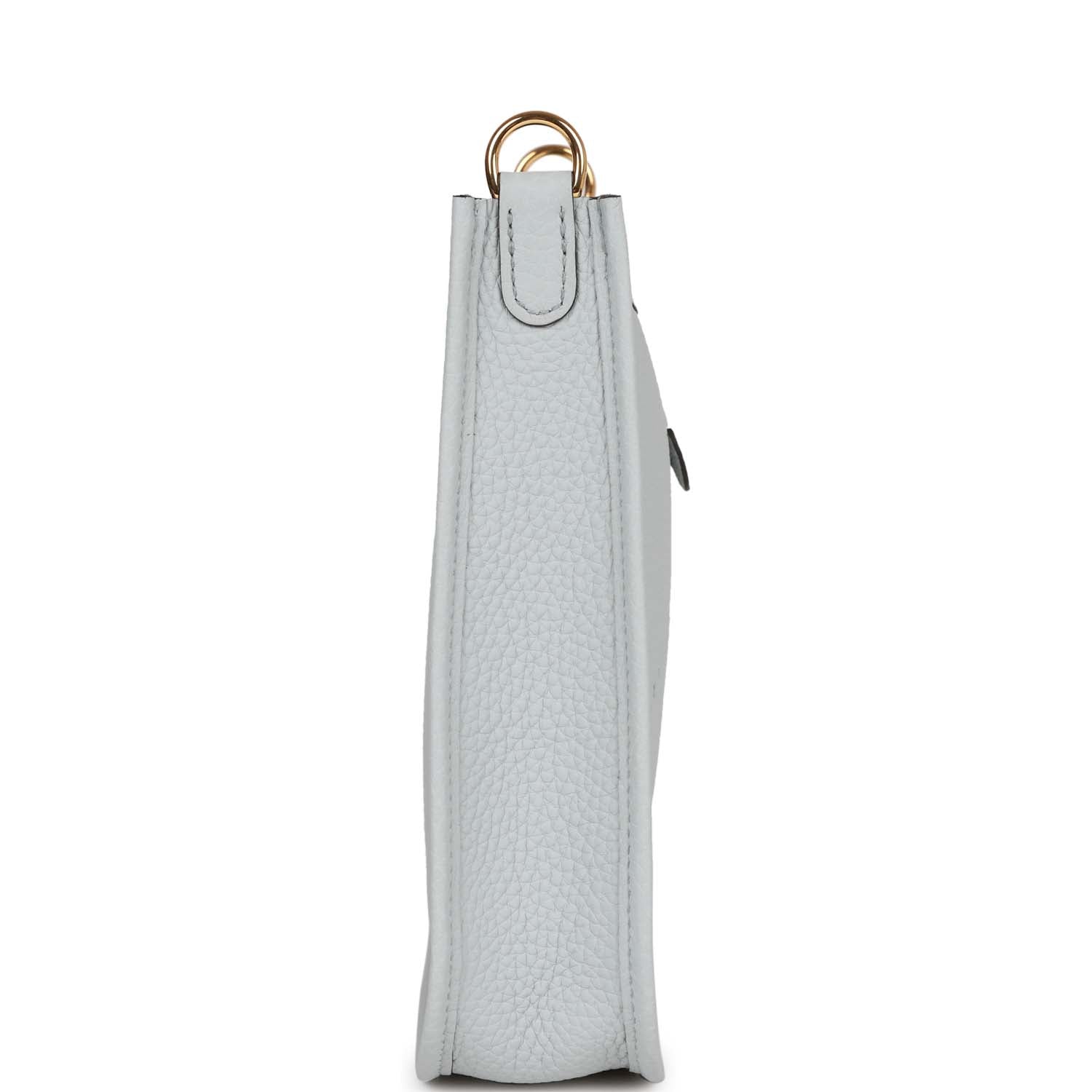Hermes Evelyne TPM Bleu Pale Clemence Gold Hardware