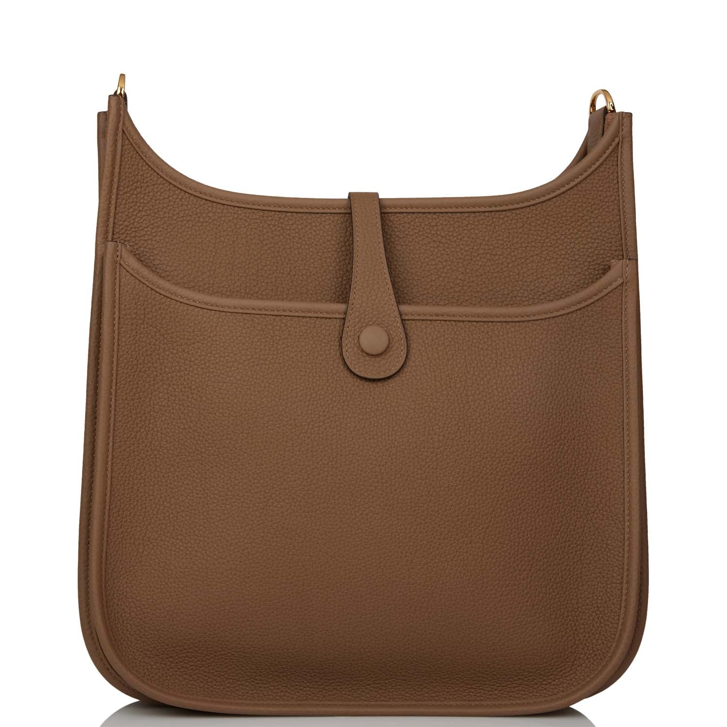 Hermes Evelyne III PM Beige de Weimar Maurice Gold Hardware