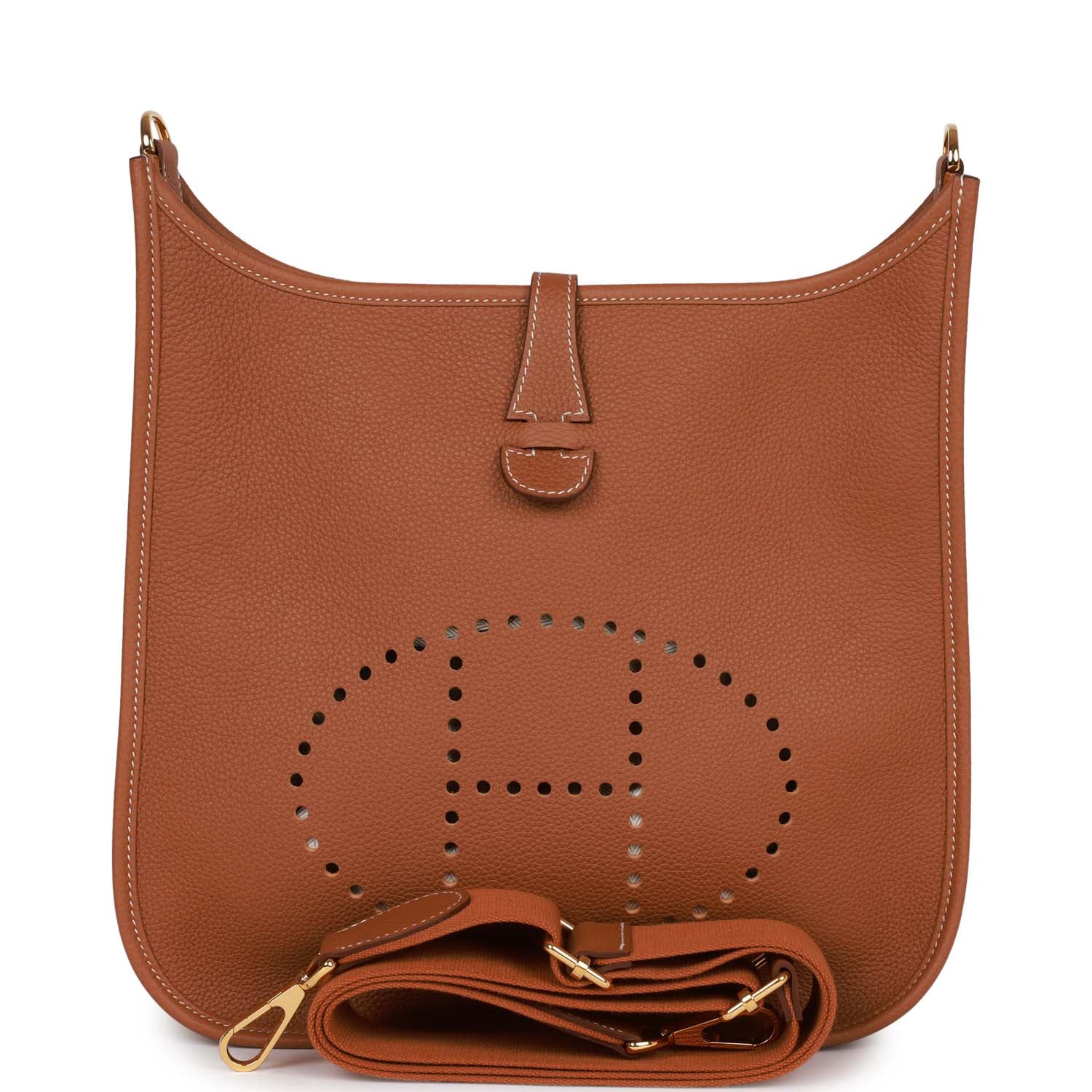 Hermes Evelyne III PM Gold Clemence Gold Hardware