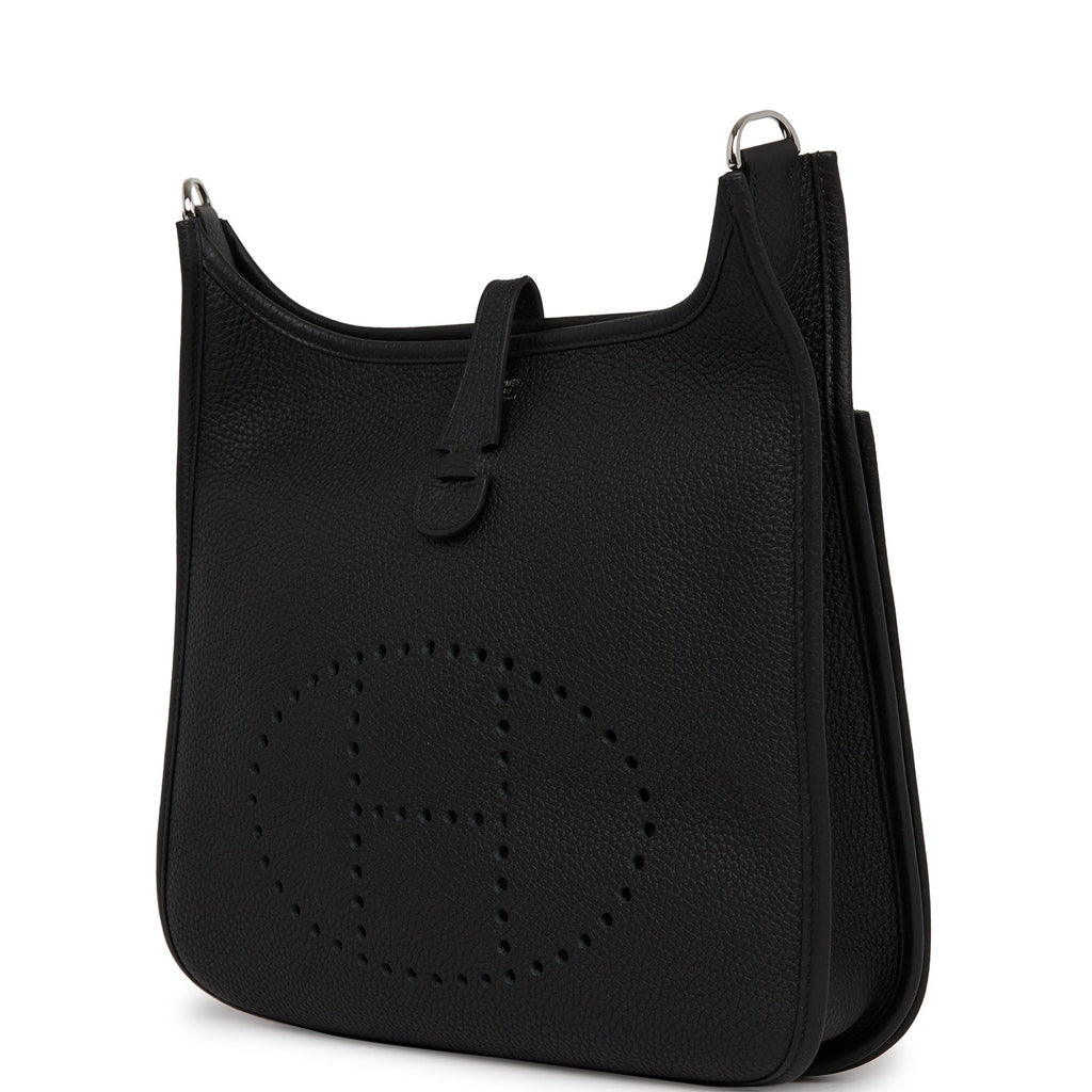 Hermes Evelyne III PM Black Clemence Palladium Hardware
