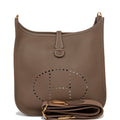 Hermes Evelyne III PM Etoupe Clemence Gold Hardware