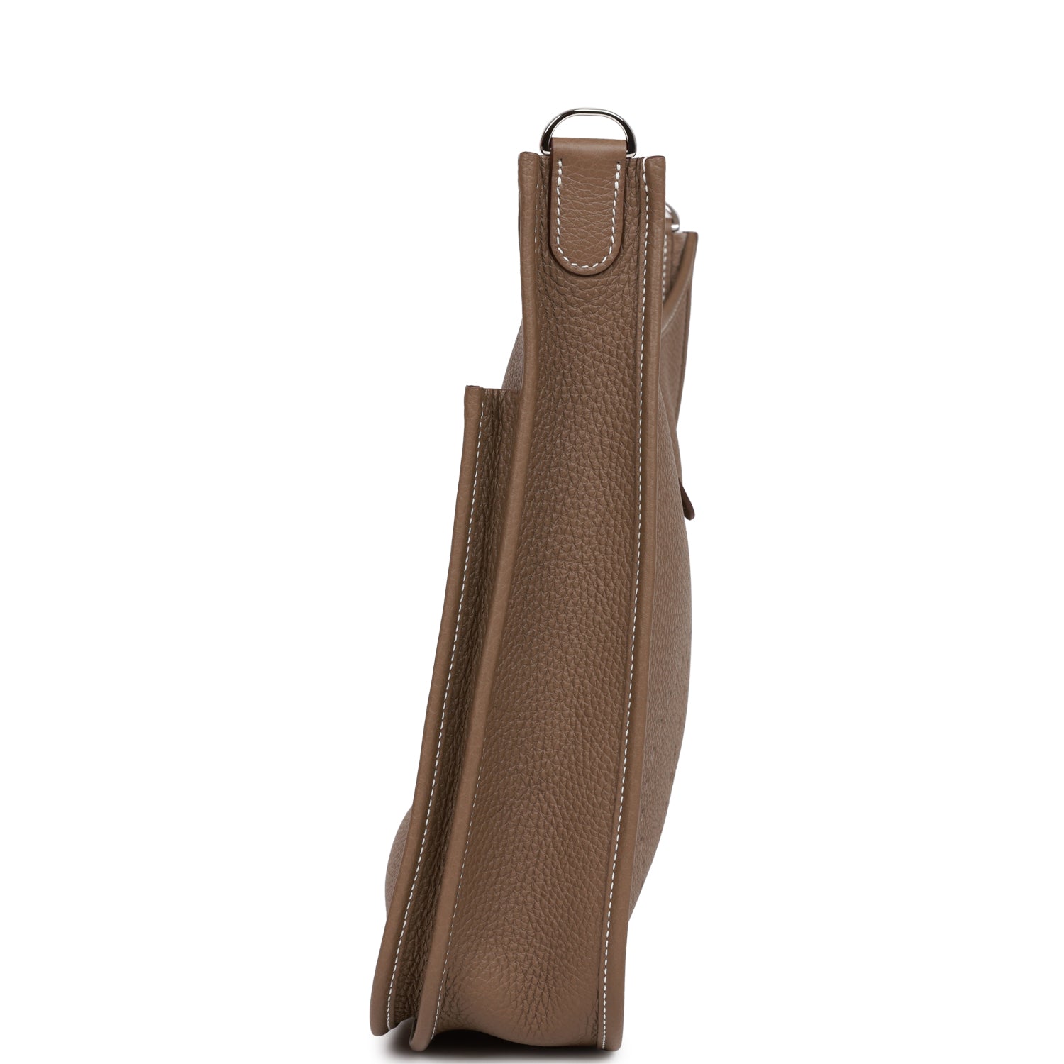 Hermes Evelyne III PM Etoupe Clemence Palladium Hardware
