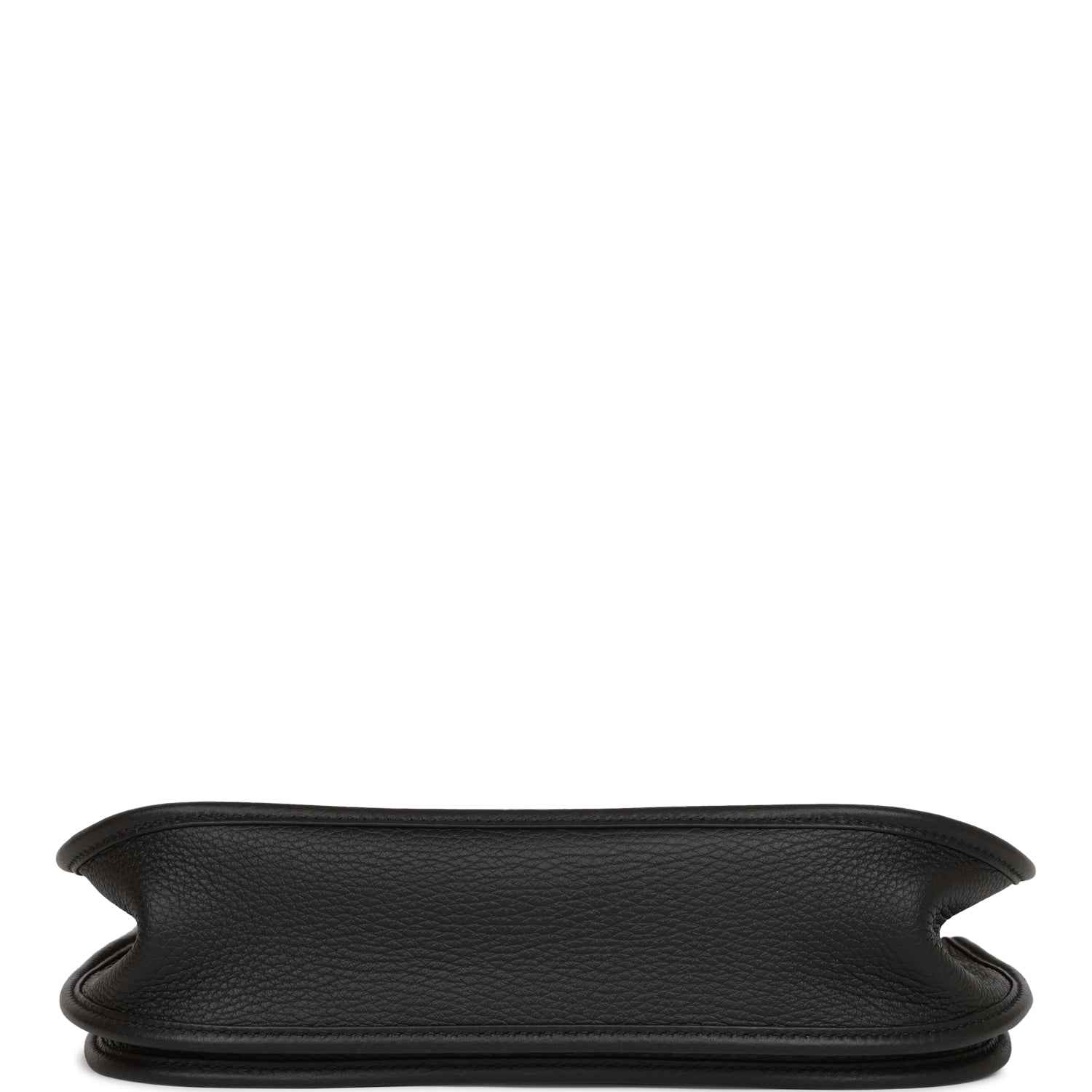 Hermes Evelyne III PM Black Togo and Toile Palladium Hardware
