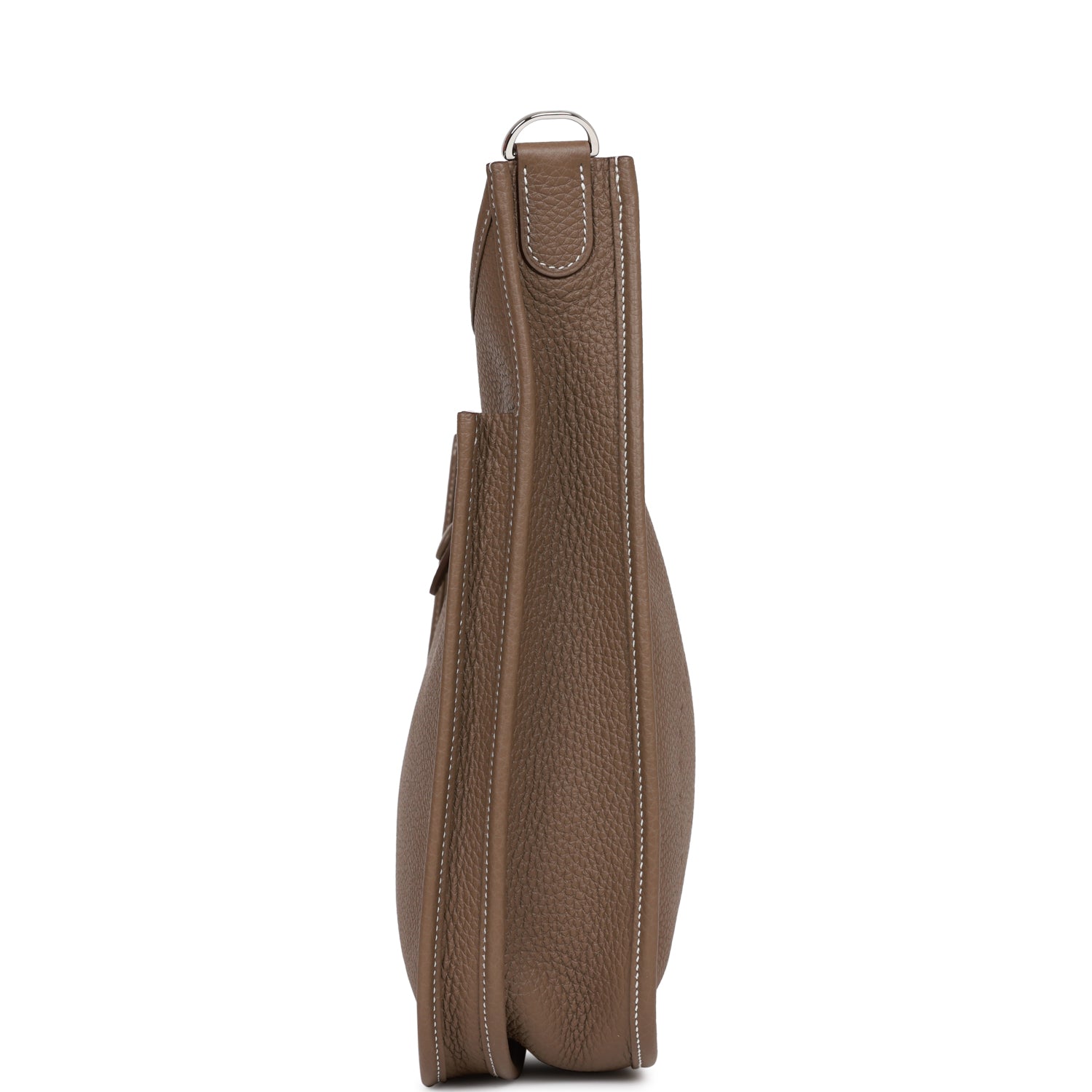 Hermes Evelyne III PM Etoupe Clemence Palladium Hardware