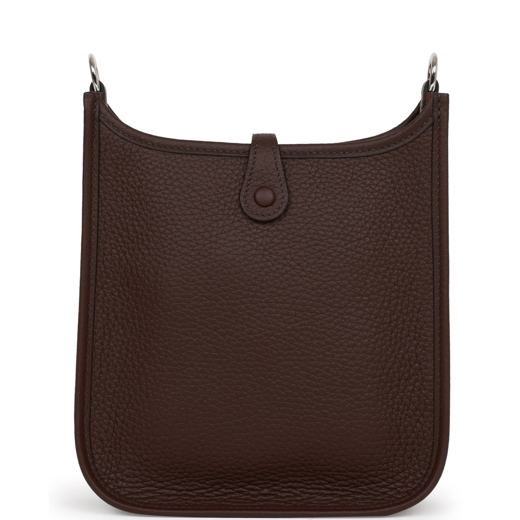 Hermes Evelyne TPM Rouge Sellier Clemence Palladium Hardware