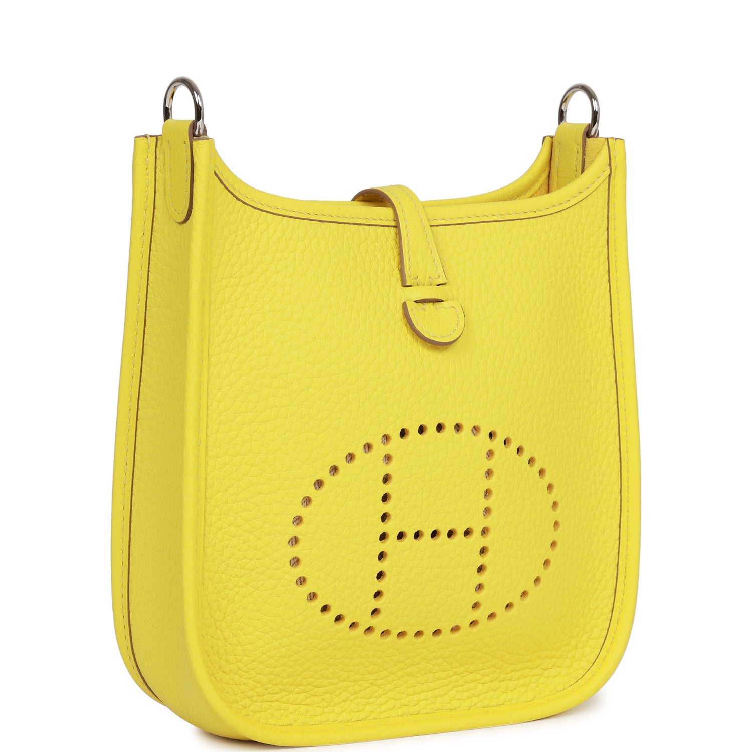 Hermes Evelyne TPM Lime Clemence Palladium Hardware