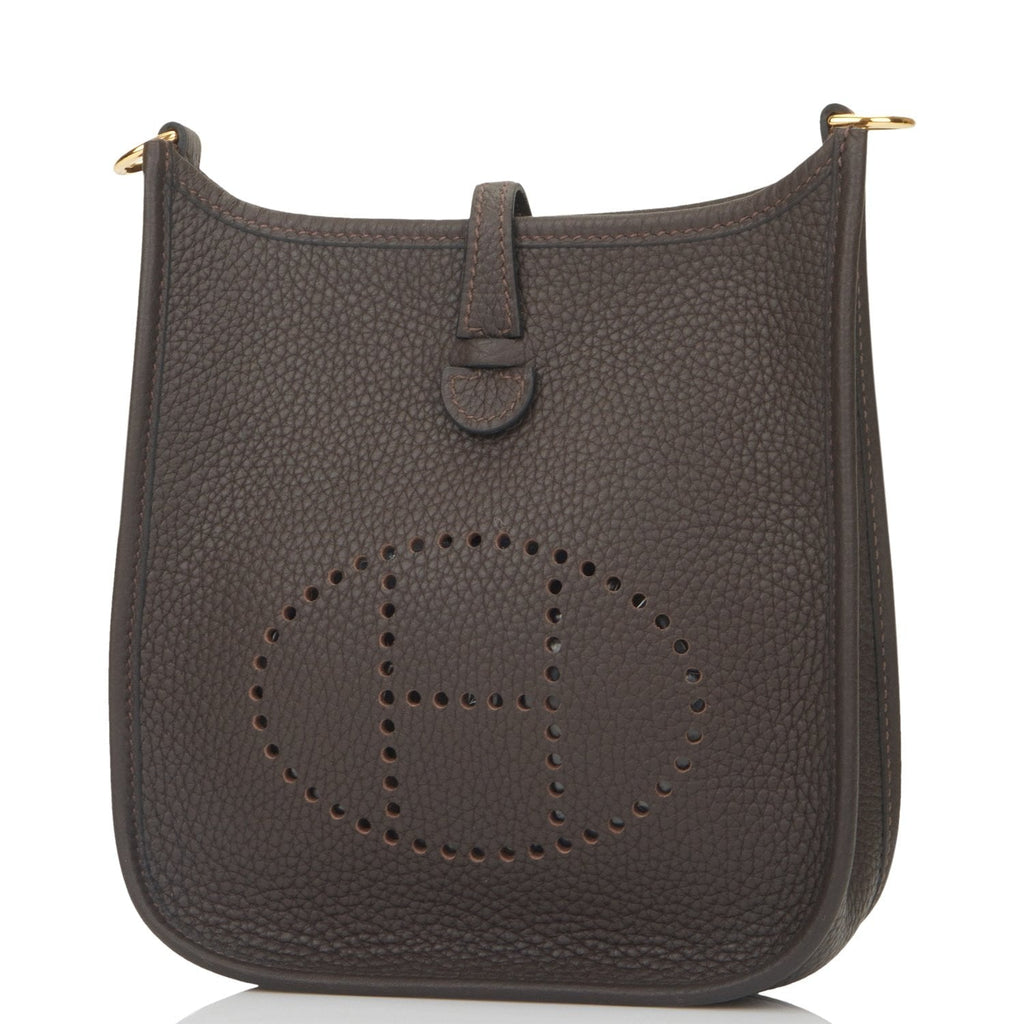 Hermes Evelyne TPM Ebene Clemence Gold Hardware