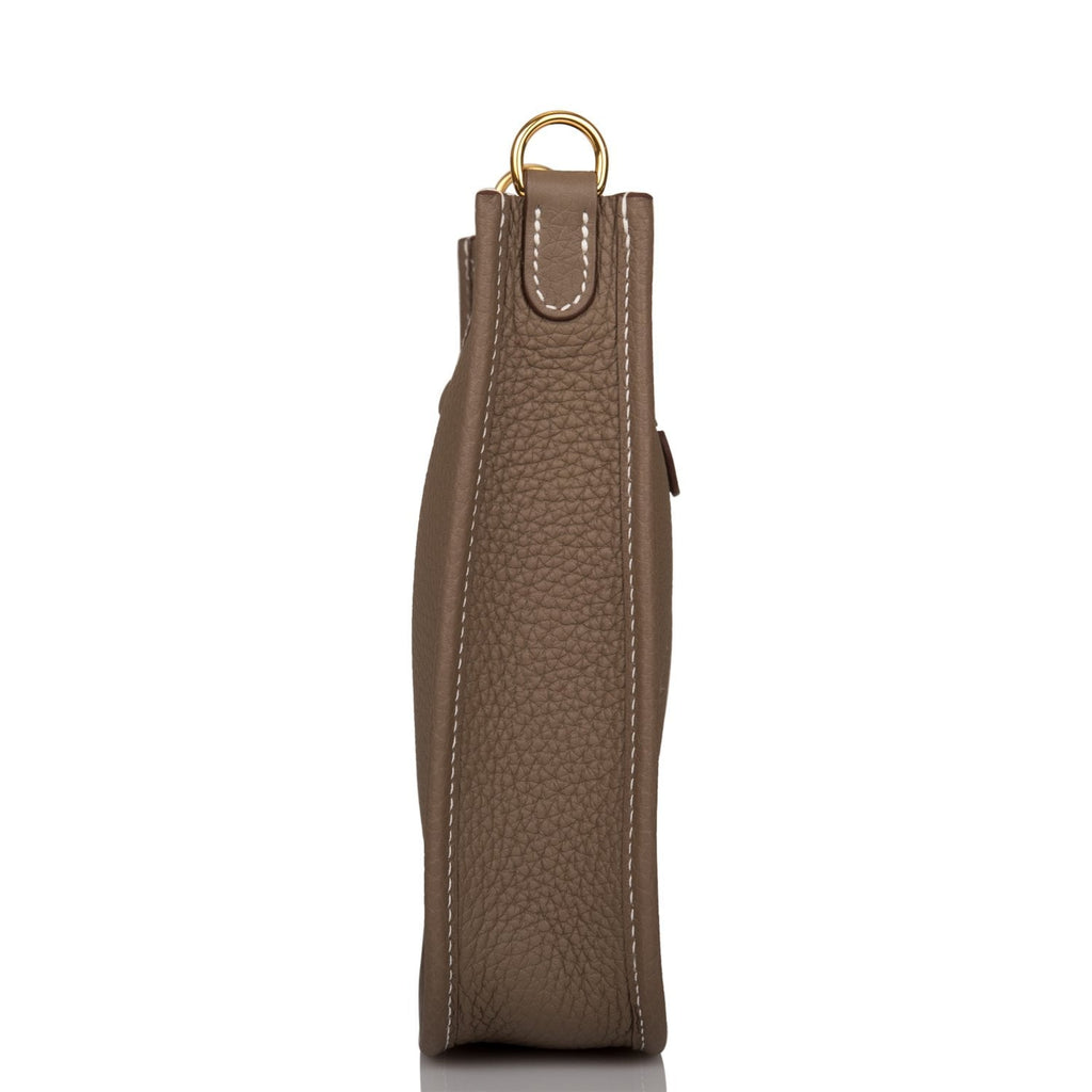Hermes Evelyne TPM Etoupe Clemence Gold Hardware