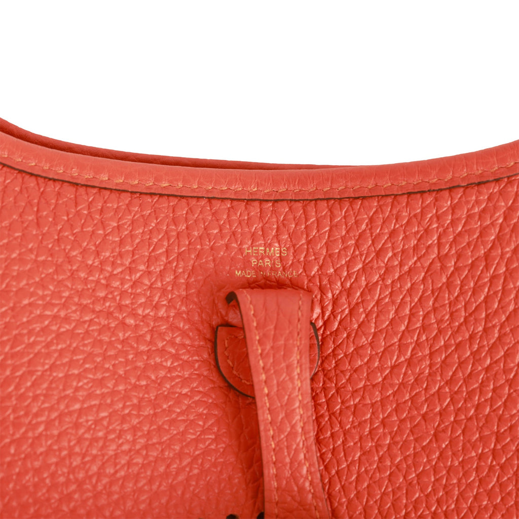 Hermes Evelyne TPM Feu Clemence Gold Hardware
