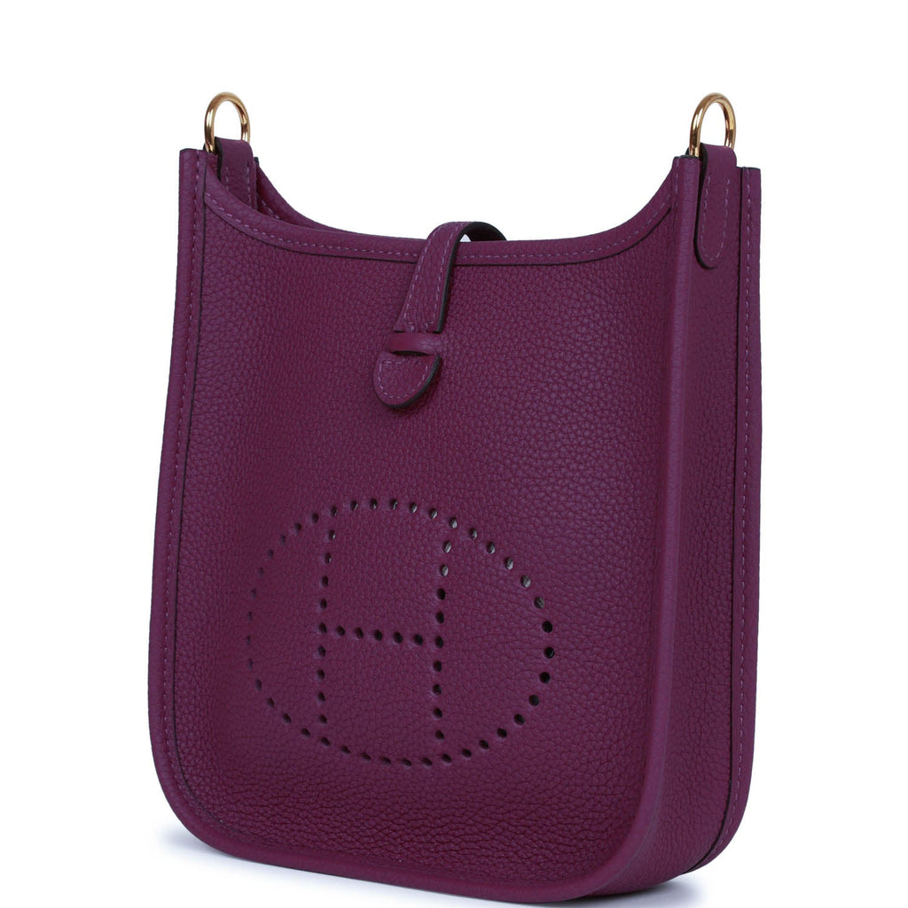 Hermes Evelyne TPM Anemone Clemence Gold Hardware