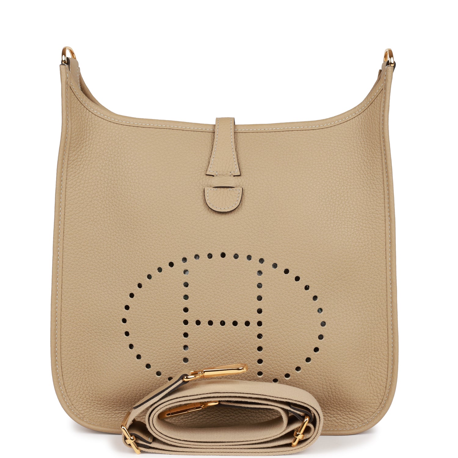 Hermes Evelyne III PM Trench Clemence Gold Hardware