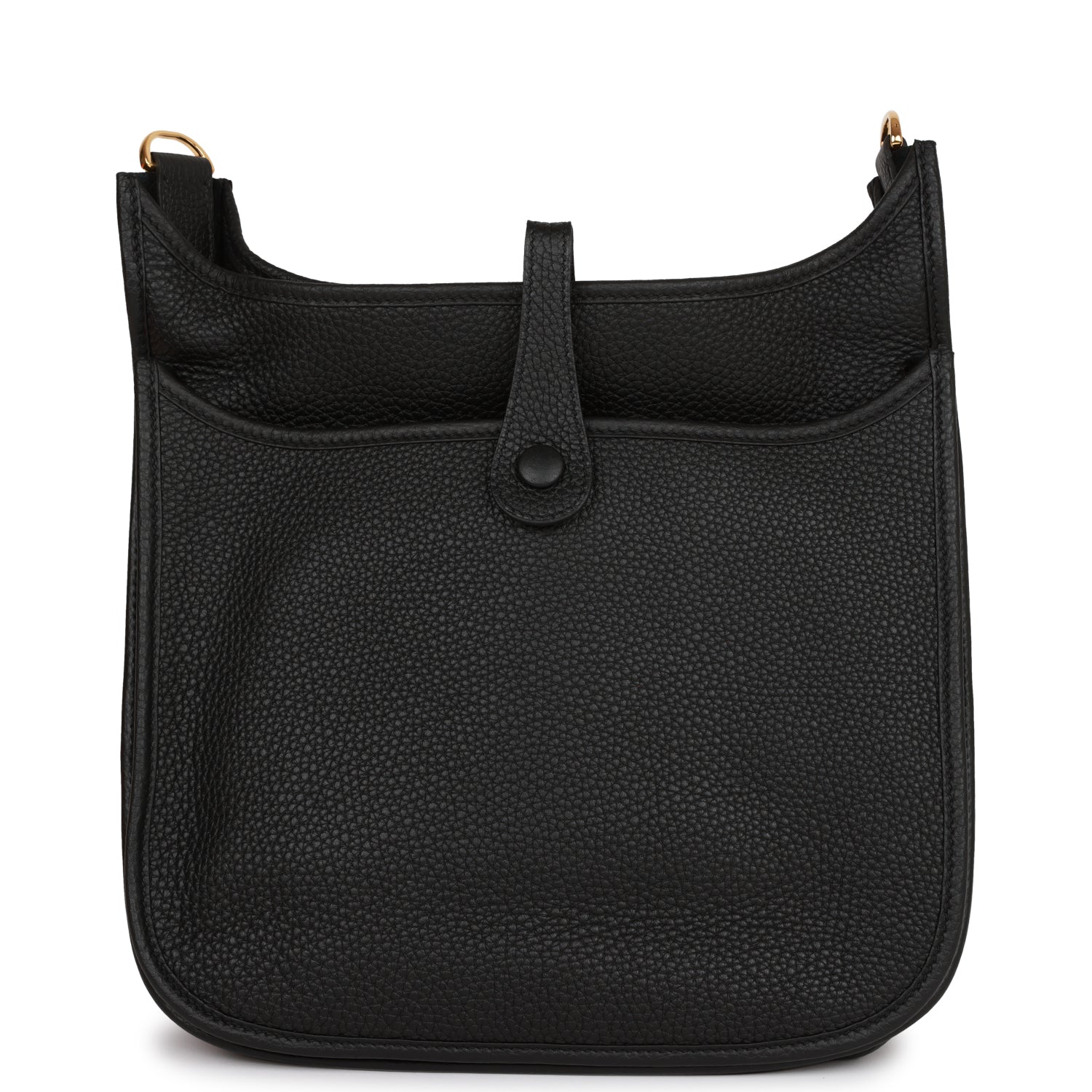 Hermes Evelyne III PM Black Clemence Gold Hardware