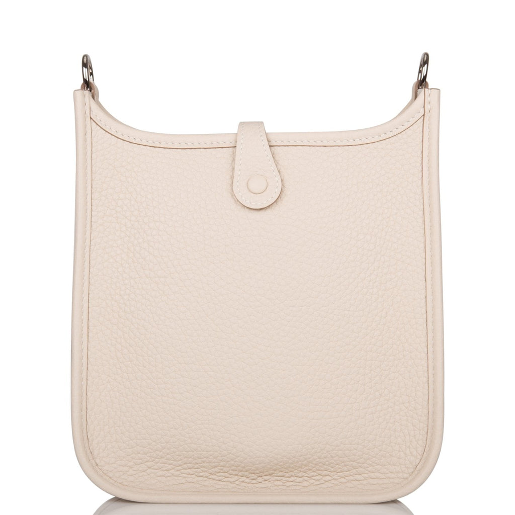 Hermes Evelyne TPM Craie Clemence Palladium Hardware