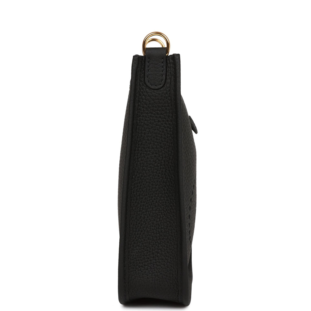 Hermes Evelyne TPM Black Clemence Gold Hardware