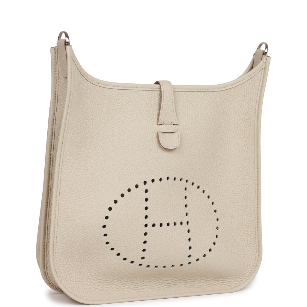 Hermes Evelyne III PM Beton Clemence Palladium Hardware