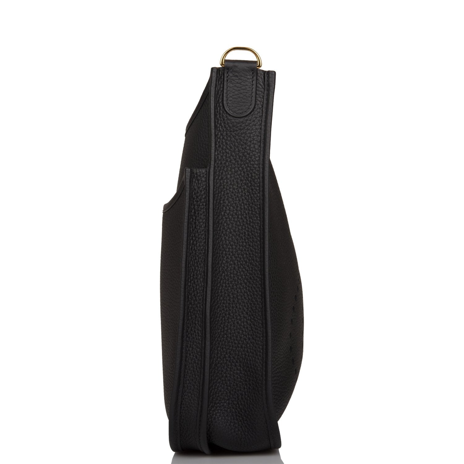 Hermes Evelyne III PM Black Clemence Gold Hardware