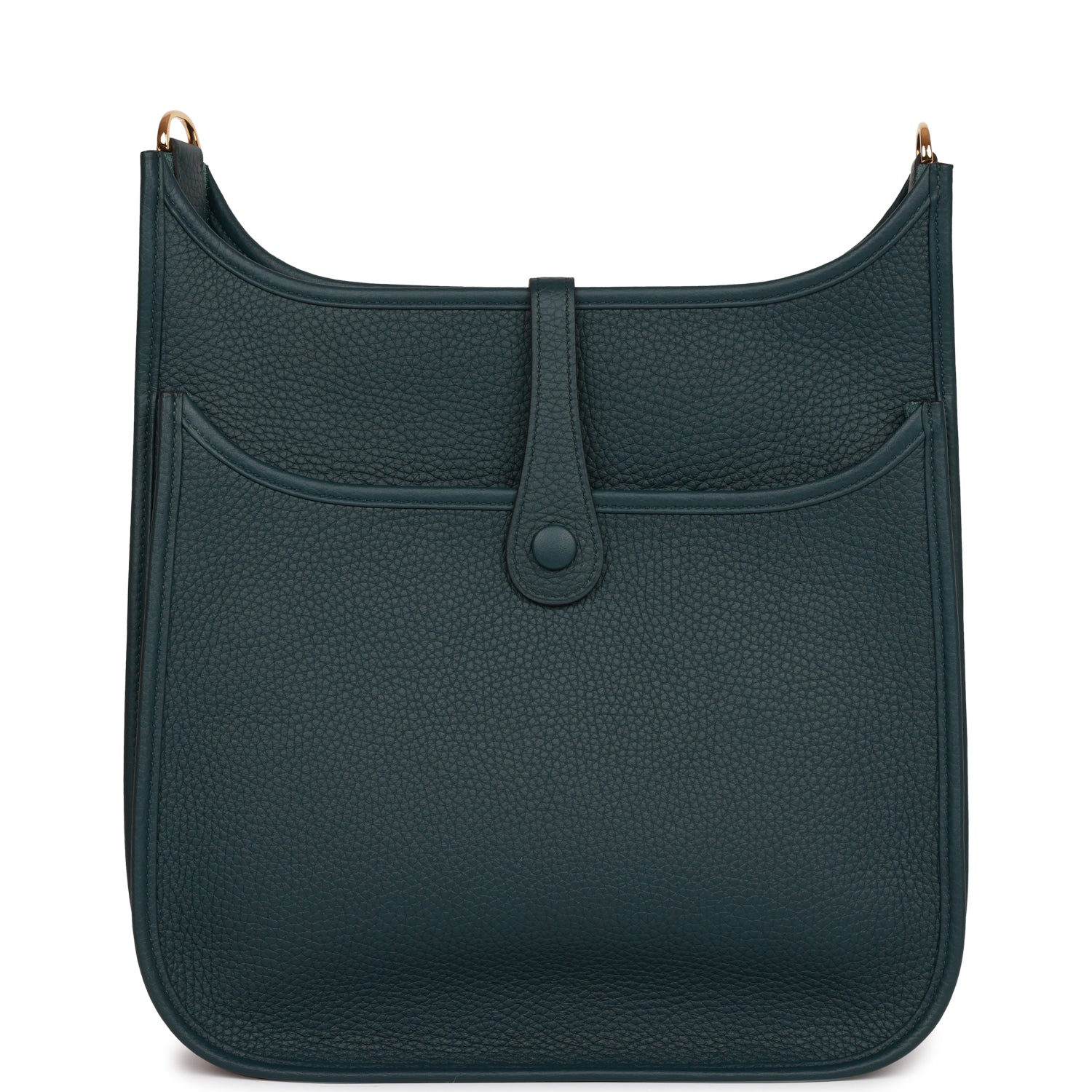 Hermes Evelyne III PM Vert Cypress Clemence Gold Hardware