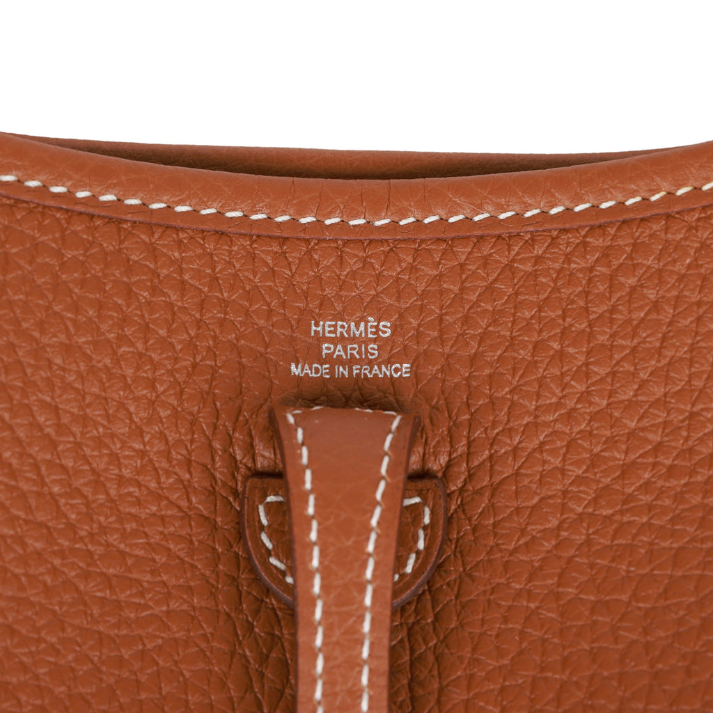 Hermes Evelyne TPM Gold Clemence Palladium Hardware