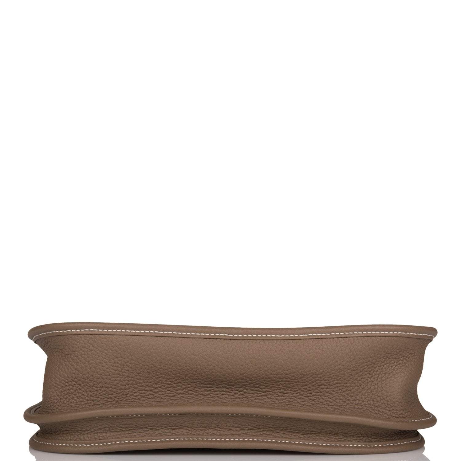 Hermes Evelyne III PM Etoupe Clemence Palladium Hardware
