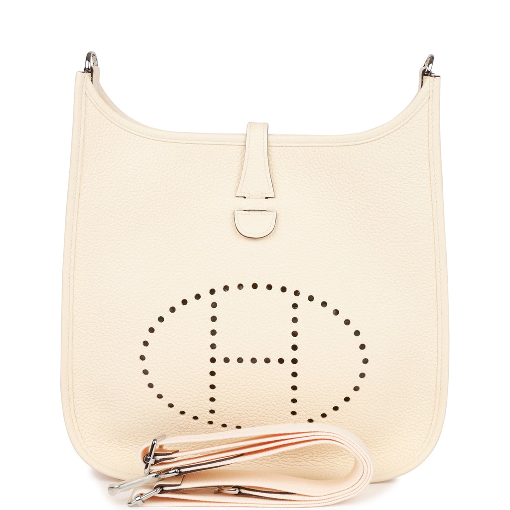 Hermes Evelyne III PM Nata Clemence Palladium Hardware