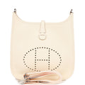 Hermes Evelyne III PM Nata Clemence Palladium Hardware