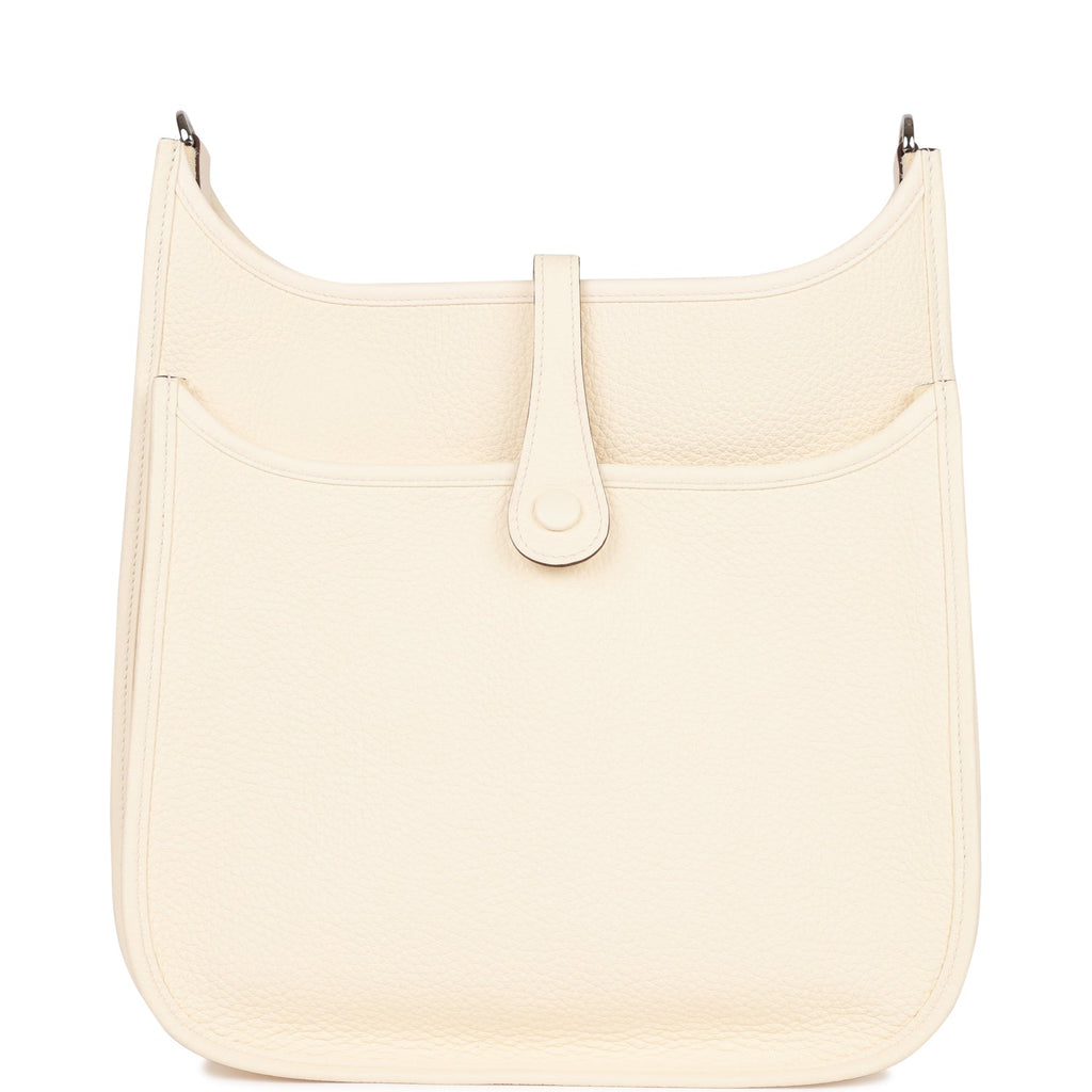 Hermes Evelyne III PM Nata Clemence Palladium Hardware