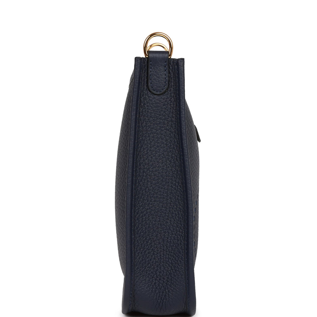 Hermes Evelyne TPM Bleu Nuit Clemence Gold Hardware