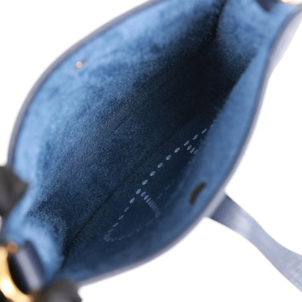 Hermes Evelyne TPM Bleu Nuit Clemence Gold Hardware