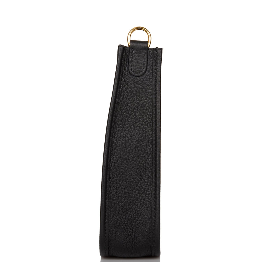 Hermes Evelyne TPM Black Clemence Gold Hardware