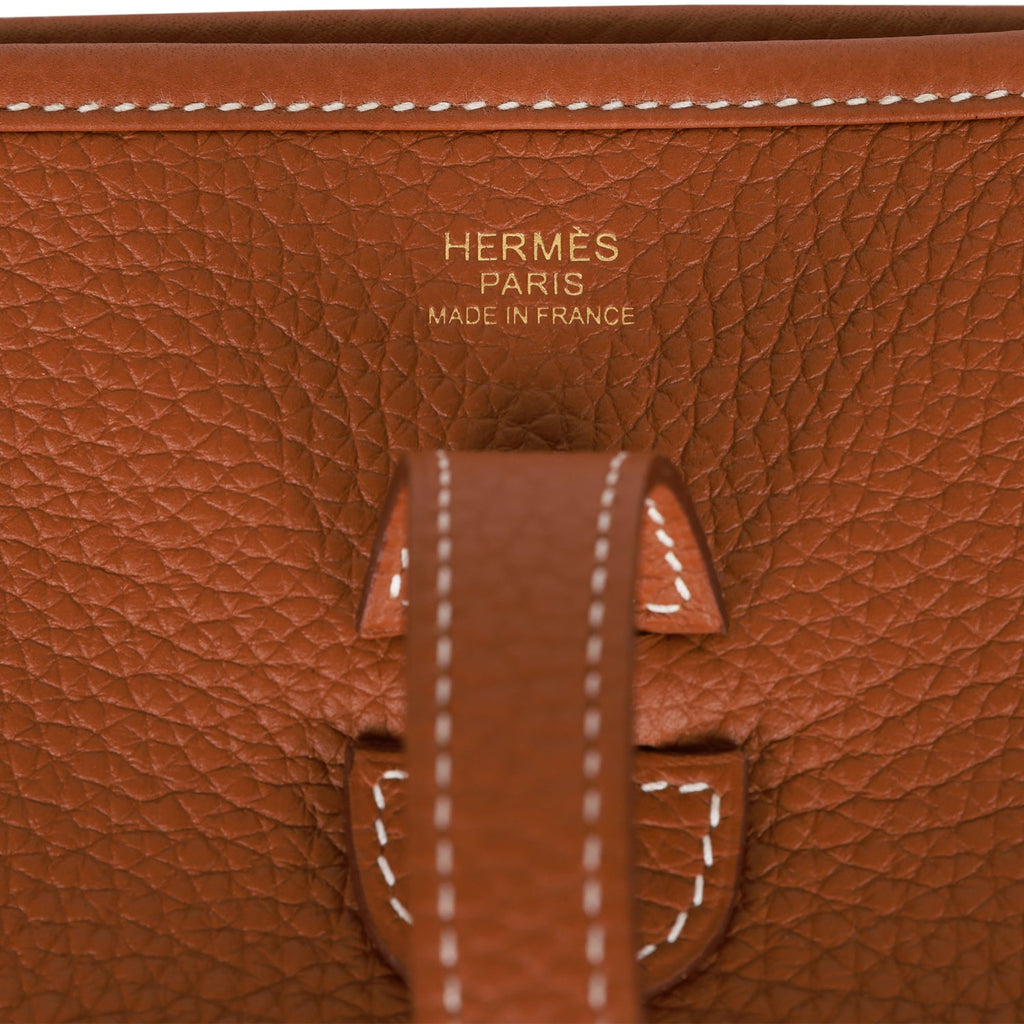 Hermes Evelyne III PM Gold Clemence Gold Hardware - For KC