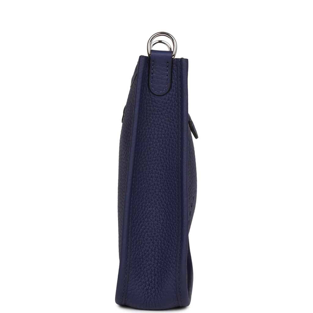 Hermes Evelyne TPM Bleu Encre Clemence Palladium Hardware