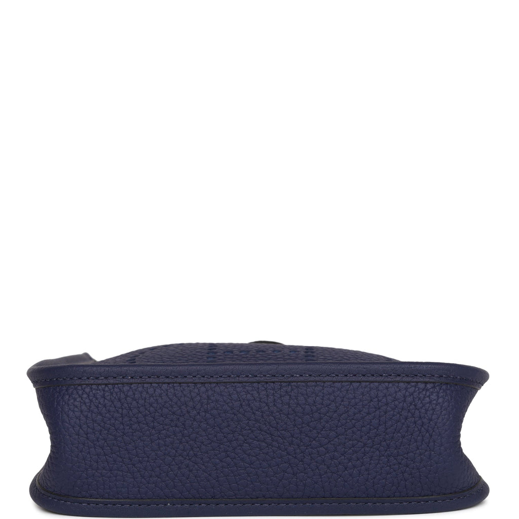 Hermes Evelyne TPM Bleu Encre Clemence Palladium Hardware