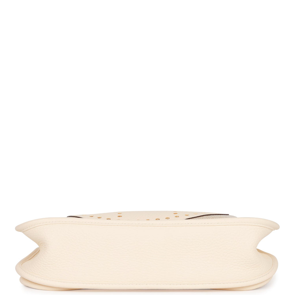 Hermes Evelyne III PM Nata Clemence and Toile Palladium Hardware