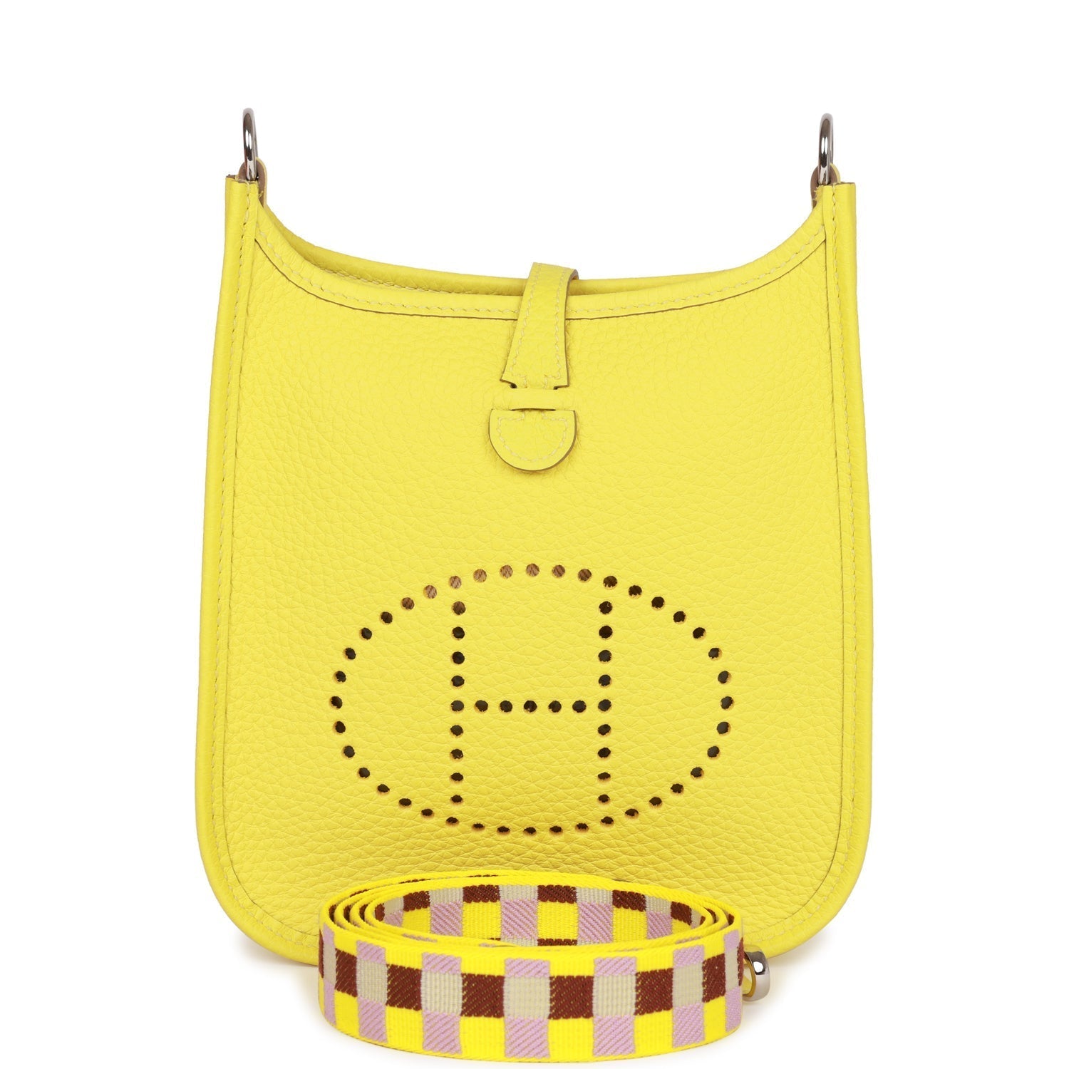 Hermes Evelyne TPM Lime Clemence Palladium Hardware