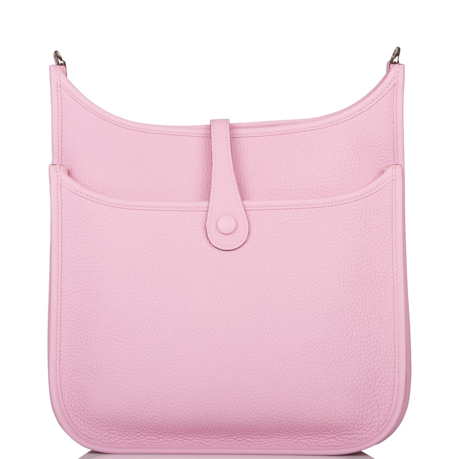 Hermes Evelyne III PM Mauve Sylvestre Clemence Palladium Hardware