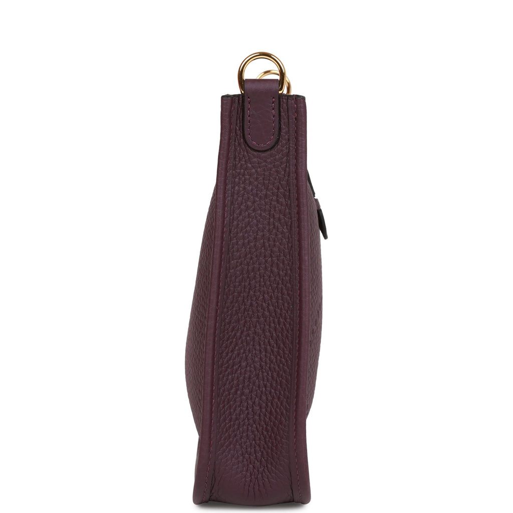 Hermes Evelyne TPM Cassis Clemence Gold Hardware