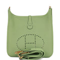 Hermes Evelyne III PM Vert Criquet Clemence Gold Hardware