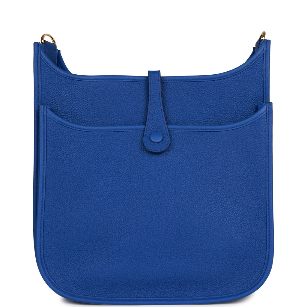 Hermes Evelyne III PM Bleu Royal Maurice Gold Hardware